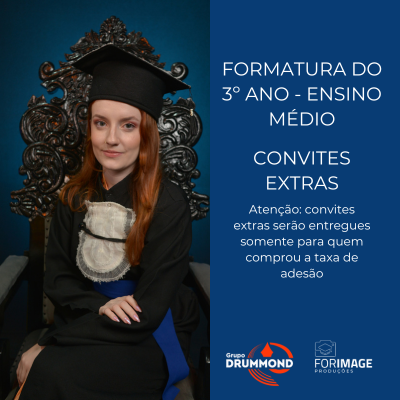 Convite Extra Formatura do Ensino Médio